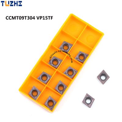 China Hign Wear Resistance CCMT09T304 Vp15Tf Internal Carbide Inserts Turning Tool CCMT09T304 CNC Lathe Milling Tools for sale