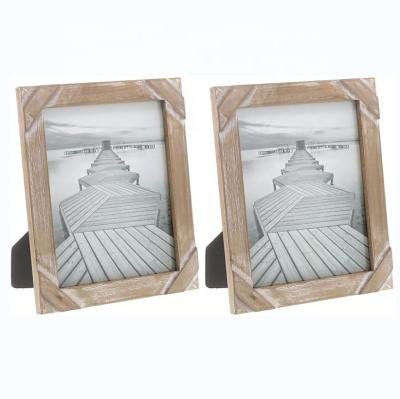 China Eco-Friendly Rustic Farmhouse Distressed Wood Picture Frame 8x10