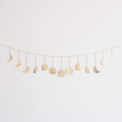 China Best Selling Handmade Goods Using Moon Phase Home Garland Wall Decor Hanging for sale