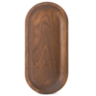 China Eco - Friendly Provide Customized Services Tray Walnut Wood Serving Tray Wooden Serving Tray for sale