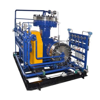 China Oil Free Blue Painting L Type Diaphragm Compressor Nitrogen Helium Hydrogen Oxygen 350bar Gas Compressor for sale