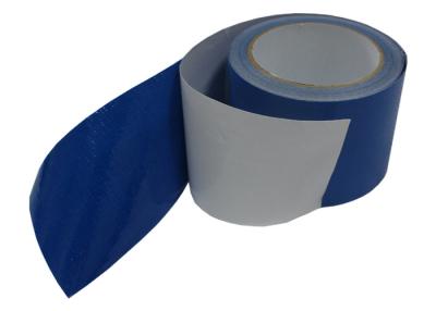 China Custom Waterproof Adhesive Blue Polyethylene Repair Tarp Joining Tape for sale