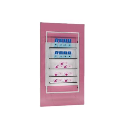 China Custom Design Custom Design Factory Direct Cosmetic Makeup Display Showcase Cabinet Shelf Display Stand for sale