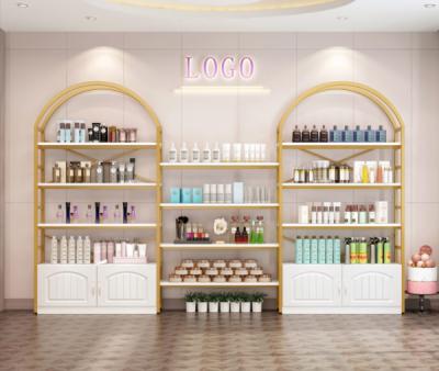 China Cell Phone Store Cosmetics Shop Skin Care Shop Display Rack Shelf Beauty Display Cabinet Holder for sale