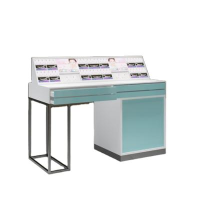 China Customized Design Mobile Phone Shop Display Cabinet Shop Counter Design for sale