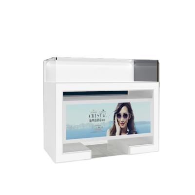 China Modern Optical Layout Mobile Phone Shop Shop Eyewear Shopping Display Wall Mounted Showcase Cabinet for sale