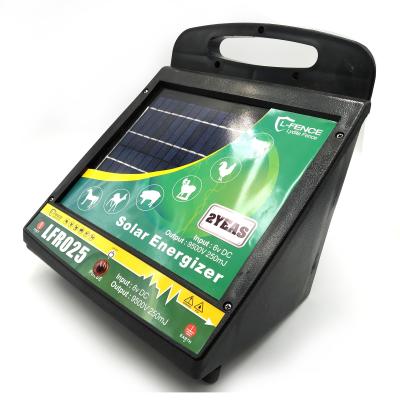 China Easily Assembled 12v 0.05A~0.25A Farm Energizer Electric Equipment Solar Energizer For Fence Cattle Use for sale