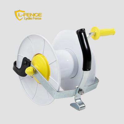 China Easily Assembled Euro Wire Mesh Tensioner Ratchet Geared Electric Fence Reels For Horse And Animal Electric Fencing for sale