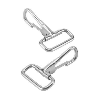 China Goods Wholesale 304 Stainless Steel Hook Luggage Accessories Metal Swivel Clasp Hook Hardware Buckle for sale