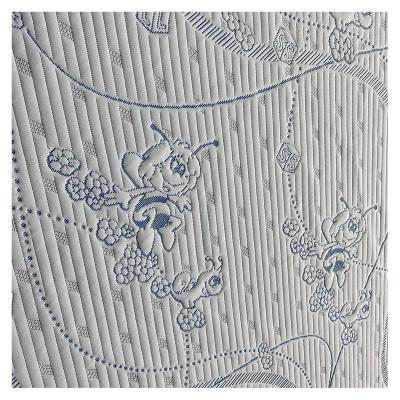 China New Breathable Style Customized Soft 100% Polyester Knitted Mattress Ticking Fabric for sale