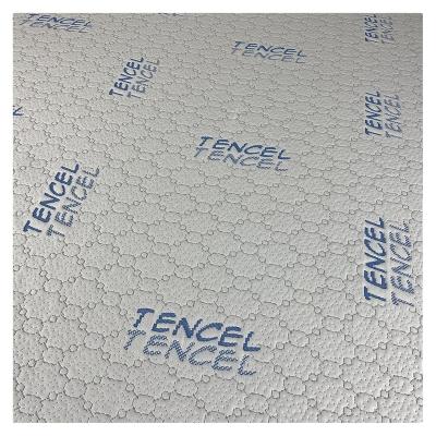 China Factory Design Breathable Lyocell Fiber Knitted Jacquard Mattress Ticking Fabric Directly for sale