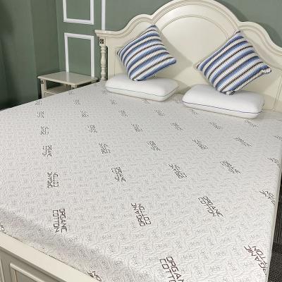 China 2022 memory hot sale factory directly knitted jacquard mattress fabric with organic cotton for sale