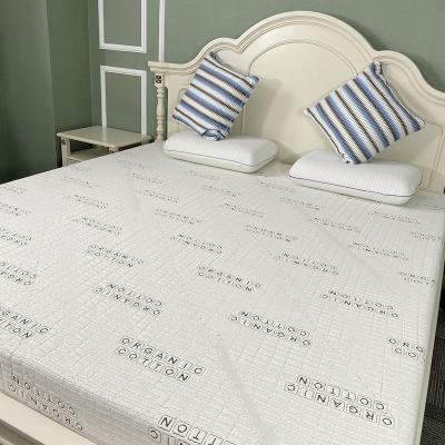 China 2022 new memory style factory directly knitted jacquard mattress fabric with organic cotton for home textile for sale