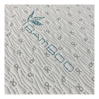 China Factory Price 40% Bamboo 60% Polyester Breathable Hangzhou Eco Friendly Knitted Mattress Fabric Fabric for sale