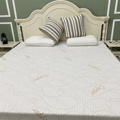 China 2022 hot sale memory factory directly knitted jacquard mattress fabric with copper fiber for sale