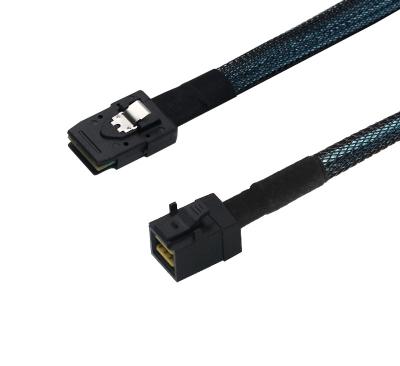 China PC Mini SAS 8643 to Mini SAS 8087 HD PCIe Riser Adapter Cable for sale