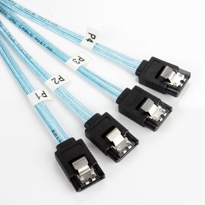 China PC NEW Mini SAS SFF 8643 to 4 X sata 6Gbps High Transmission rate SAS Cable for sale