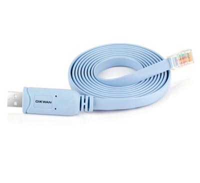 China PC USB To RJ45 Patch Cable Console Cable Suitable For Routers, Computers for sale