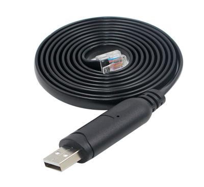 China Computer RS232 USB to RJ12 console cable for sale