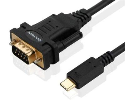 China HTDI USB-C to DB9 RS232 to DB9 Console Cable USB-C for sale