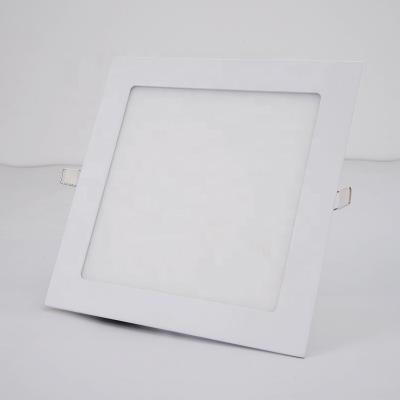 China Modern Ultra Thin IP44 SMD2835 12W Square Recessed Led Panel Lights For Residential for sale