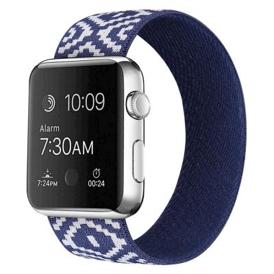 China Elasticity 38mm Watch Band Design Nylon 42mm Watch Bands Strap 2021 Compatible For Fabric Apple Watch Bands for sale