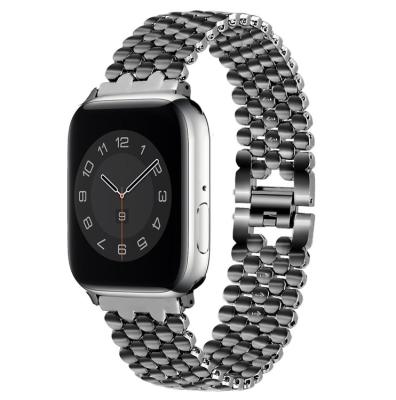 China SKYLET Smartwatch Stainless Steel Metal Strap Smart Watch Steel Band For Apple Iwatch for sale