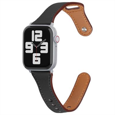 China SKYLET Luxury Hot Selling PU Watch Band PU Strap Replacement High Quality Leather Strap For Apple Watch for sale