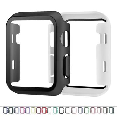 China Plastic SKYLET Watch Cover with Screen Protector Case for Apple iWatch 3/4/5/6/SE Watch Case for sale