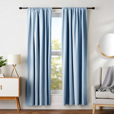 China blackout blackout curtains for home with curtain ring for living room with good quality for sale