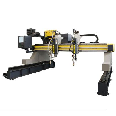 China 800 shorter than track span automatic plasma cutting machine, gantry cnc plasms cutter for sale