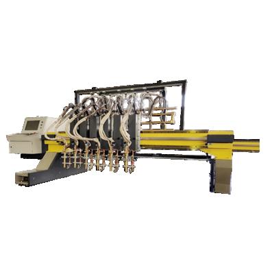 China Building Material Shops Plasma Cutting Machine Metal Plasma Gantry Flame Plasma Metal Cutting Machine Cut Machine for sale