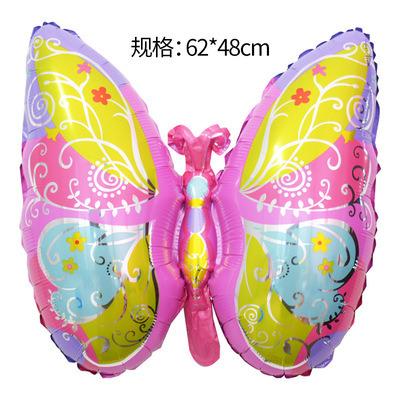 China Foil Big Butterfly Spring Balloon Wholesale Globos Party Balloon Decoration Insect Themed Foil Balloons for sale