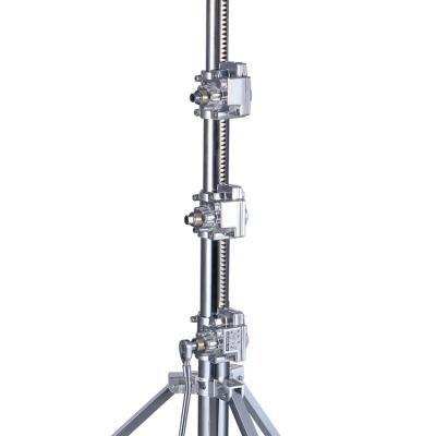 China Heavy Duty Stainless Steel 4.67m Camera Studio Photography Equipment Shooting Accessories Professional Light Stand Tripod for sale