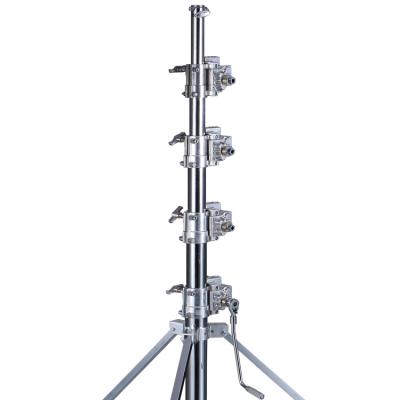 China 6m Video Camera Camera Shooting Stand Stainless Steel Photography Equipment Studio Light Stand Steel Heavy Duty Top Tripod for sale