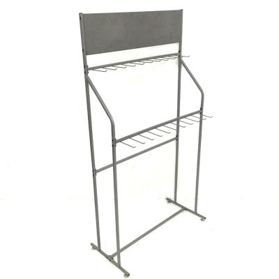 China Single Sided Display Rack /Belt Shop Gondola Shelving Rack Holder Store Shelf for sale