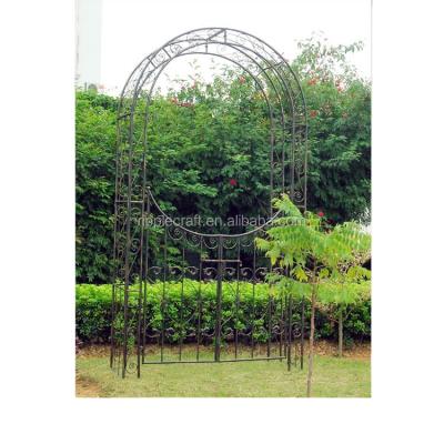 China New Minimalist Crafts Wrought Iron Arch Garden Decoration And Wedding Decor for sale