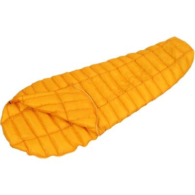 China Portable Ultralight Goose Down Outdoor Alpine Guest 95% Traveler 800fill Camping Sleeping Bag Ultralight Mummy Shape Nylon Sleeping Bag for sale