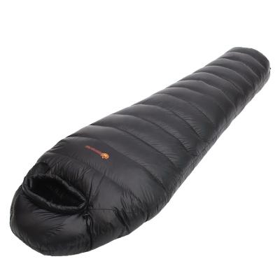 China OEM Mummy Portable Ultralight Goose/Duck Down Sleeping Bag For 800g Fill Winter Camp Camping Outdoor Waterproof Sleeping Bags for sale