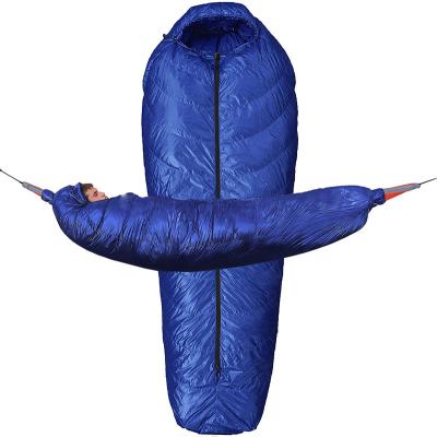 China OEM Mummy Portable Ultralight Duck Down Sleeping Bag For Camp Camping Outdoor Waterproof Sleeping Bags for sale