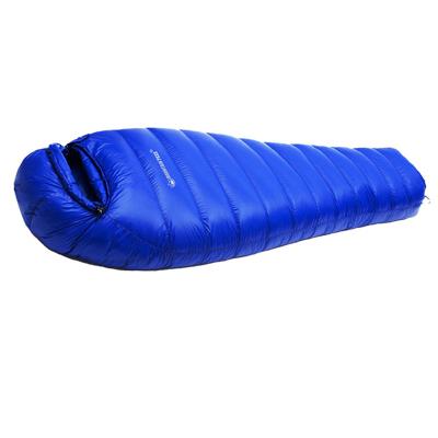 China OEM Mummy Portable Ultralight Duck Down Sleeping Bag For Winter Camp Camping Outdoor Waterproof Sleeping Bags for sale