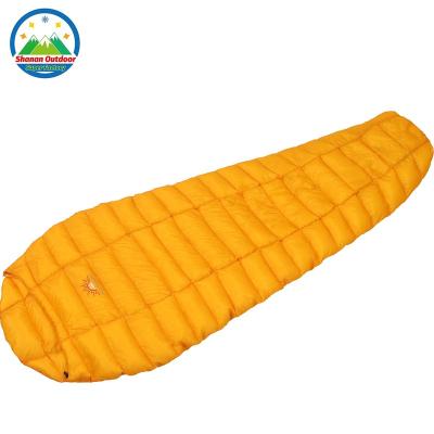 China Portable Ultralight Alpine Guest 95% Ultralight Goose Down Sleeping Bag 200g (0.4 lbs) Fill Outdoor Camping 3 Season Sleeping To Keep Warm for sale