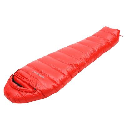 China MP Portable Ultralight Outdoor Camping 95% Ultralight Goose Down Sleeping Bag 450g (1lb) Fill Winter Sleep Fill 800 for sale