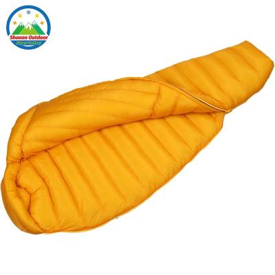 China Portable Ultralight Alpine Guest Mummy 95% Goose Down Outdoor Sleeping Bag 700g Sufficiency Camping Sleeping To Keep Warm for sale