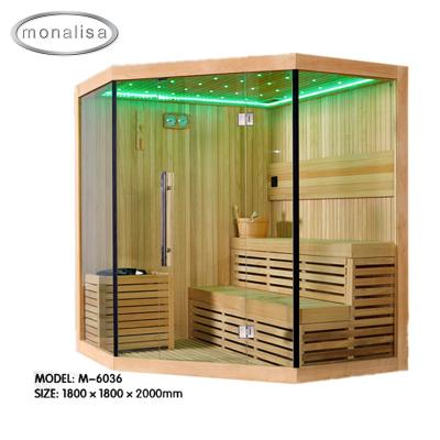 China Multifunctional Indoor Single Room Infrared Outdoor Dry Steam Wooden Computer Control Panel Shower Sauna Rooms for sale