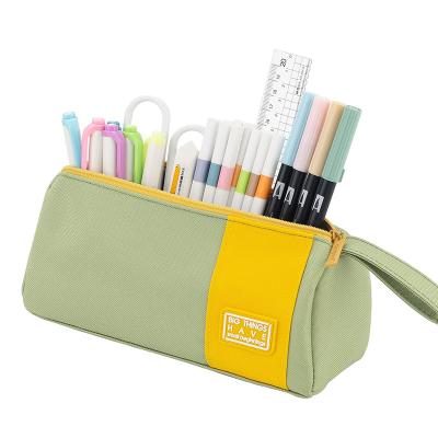 China OEM Eco-friendly Durable Pencil Case For School Teenagers Pencil Case With Zipper Cotton And Canvas Pencil Case Custom for sale