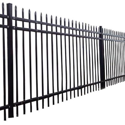 China Easily assembled aluminum fence with spearhead for garden using sharped top fence for sale