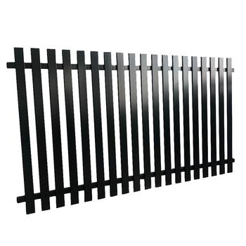 China Easily Assembled Aluminum Vertical Slat Fencing With Cheap Price Metal Fence Modern Fence for sale