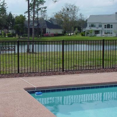 China Easily Assembled Commerical Aluminum Swimming Pool Safety Fence Pool Fence Pool Security Metal Steel Fence for sale