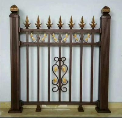 China Easily Assembled Aluminum Decorative Railing Security Balcony Deck Security Metal Fence Steel Barrier for sale